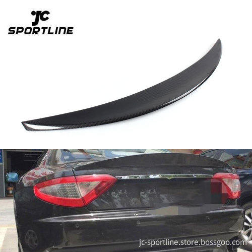 Carbon Fiber Rear Spoiler Wing for 2012-2014 Maserati GranTurismo Coupe 2Door